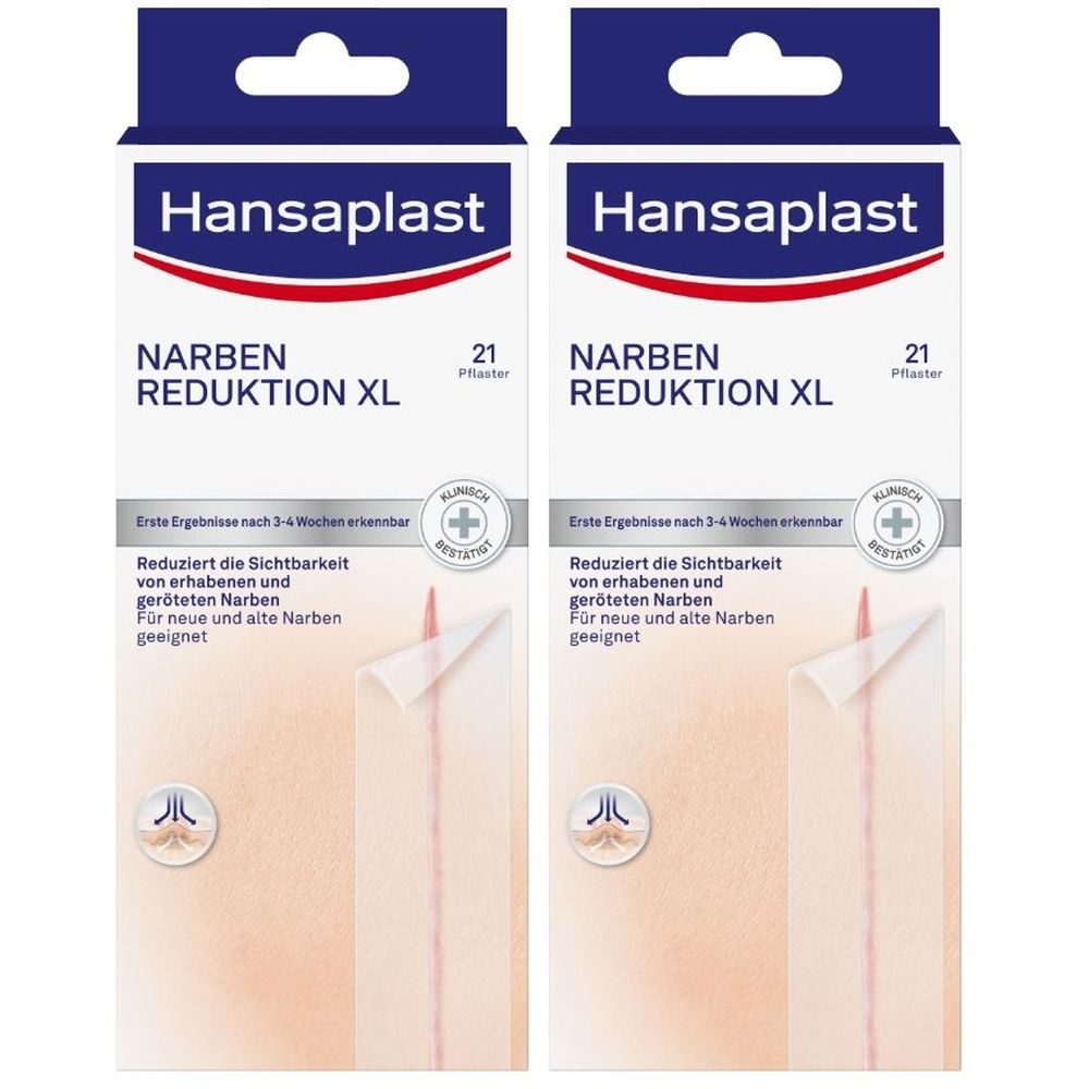 Hansaplast Pflaster zur Behandlung von Narben XL 2x 2x21 St