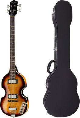 Harley Benton Beatbass VS Vintage Ser w/Case Vintage Sunburst