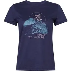McKINLEY Damen Shirt Shay W, Größe 36 in Blau Blau