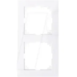 EL MPU 4020-3625 - M-PURE, Rahmen, 2-fach, aktivweiß, glänzend