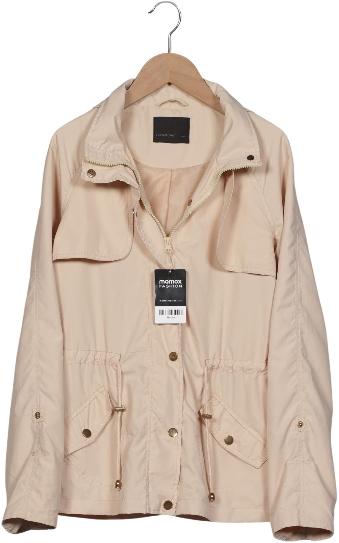 Vero Moda Damen Jacke, Beige, Gr. S, Synthetik - Second Hand