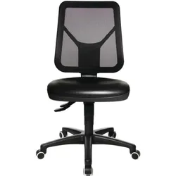 Topstar, Bürostuhl, TEC 80 Rollen Polyurethanschaum schwarz 410-540 mm