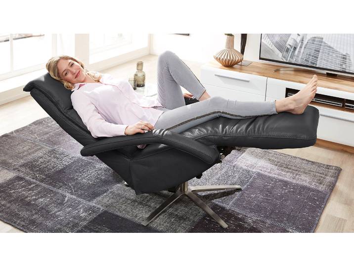Echt Leder Relaxsessel Madrid mit Herz-Waage Funktion