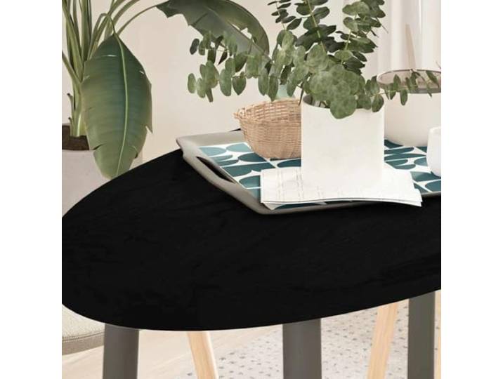 PTUGUOF Eiche Tischplatte Dunkelbraun 100x50x4 cm Massivholz, Pflegeleicht, Vielseitig Als Couchtisch Oder Beistelltisch