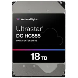 WD Ultrastar DC HC555 3.5inch 26.1 18TB 512 7200RPM SAS ULTRA 512E SE P3 DC (18 TB, 3.5"), Festplatte