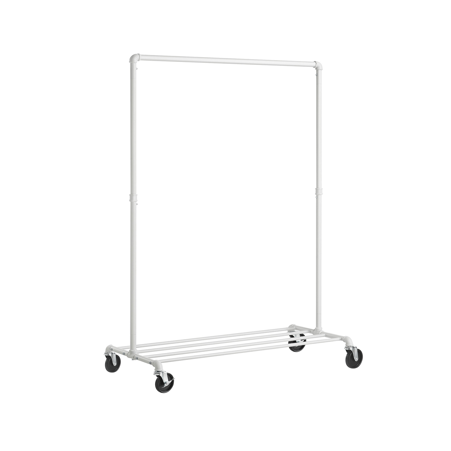 SONGMICS Kleiderständer auf Rollen HSR061W01