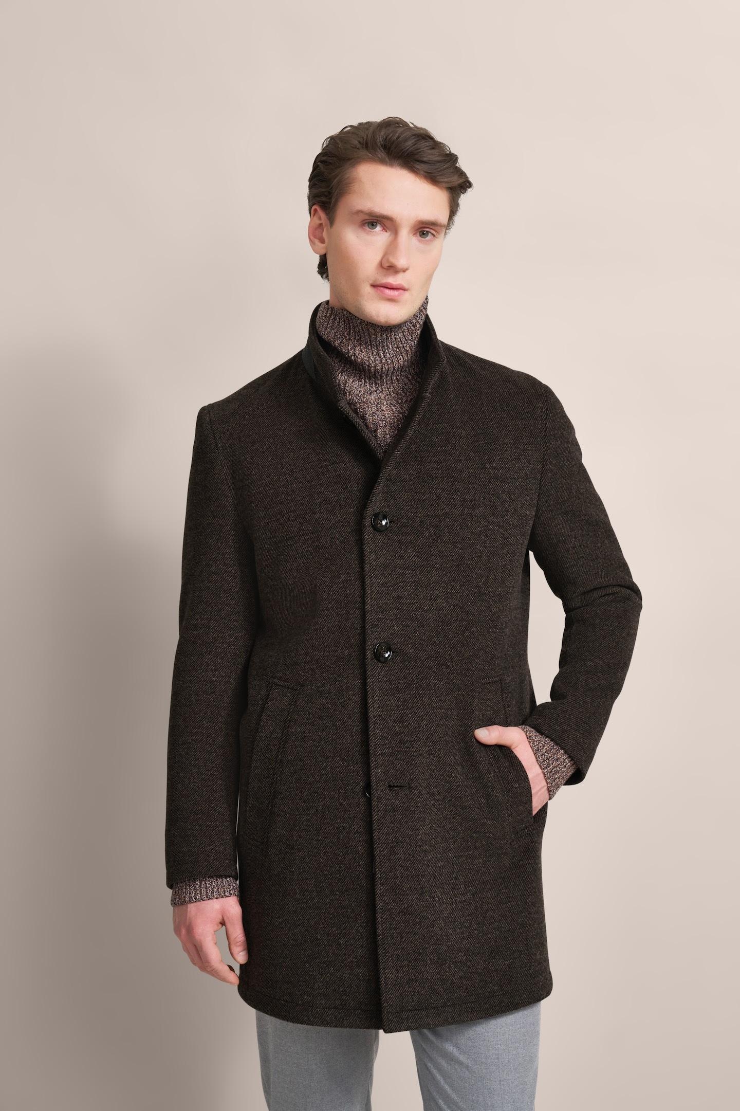 Bugatti Herren Mantel mit Stretchfunktion