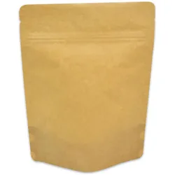 Elco Standbodenbeutel Kraft, Lebensmittelverpackung, Braun
