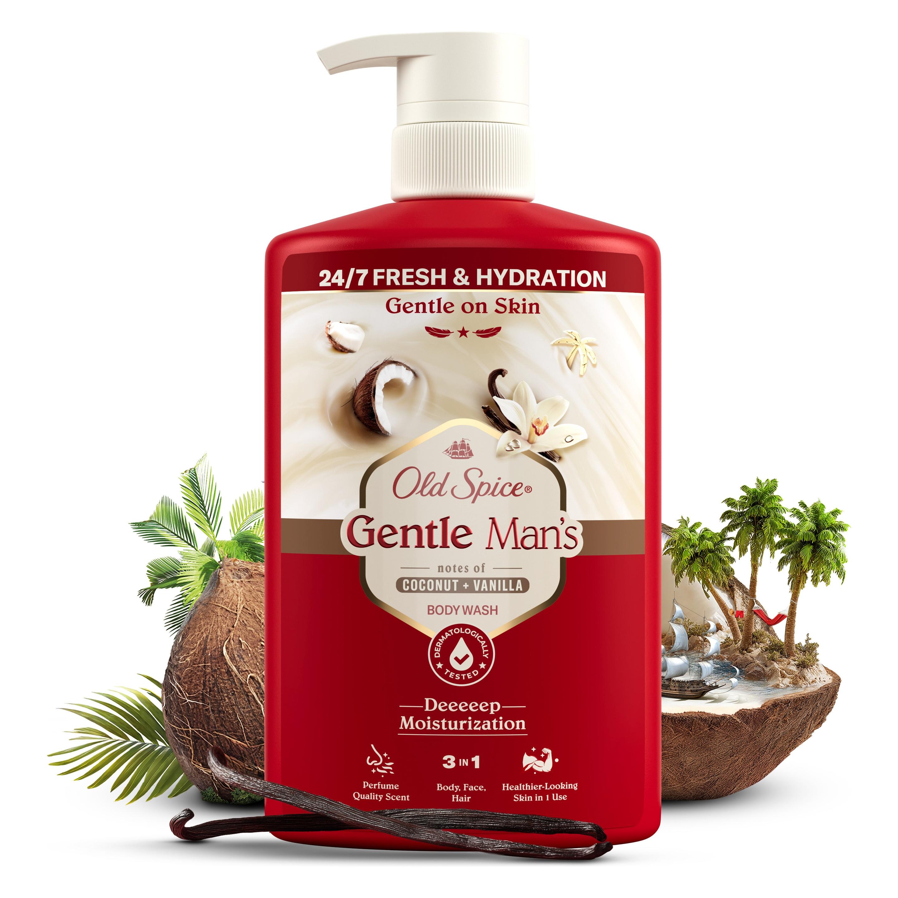 Old Spice Gentle Man's Duschgel Coconut & Vanilla XL Duschgel 800 ml (800 ml) (8006530175005)