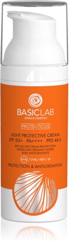 BasicLab Dermocosmetics Protecticus Beskyttende let fugtighedscreme SPF 50+ 50 ml