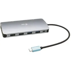 I-TEC USB-C Metal Nano 3x Display Docking Station mit Power Delivery 100W