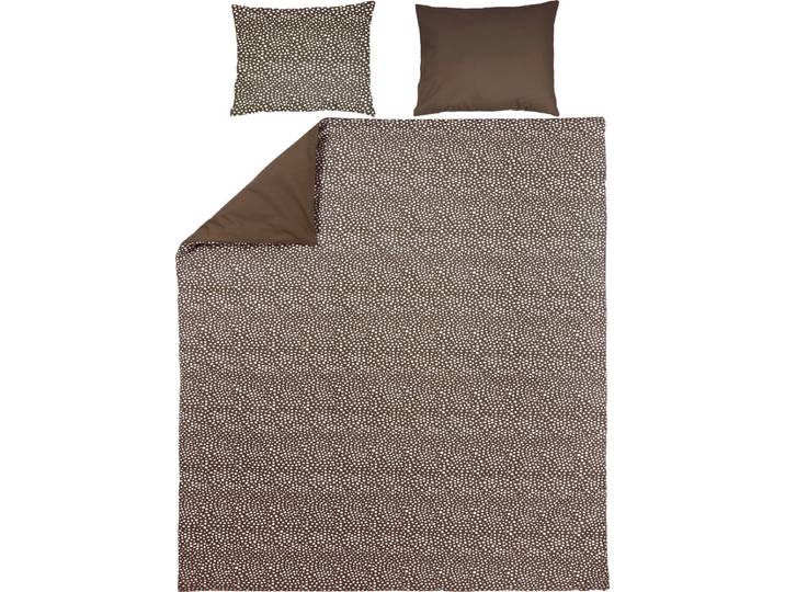 Meyco Cheetah/Uni dekbedovertrek + kussensloop - 240x200/220 cm - Chocolate
