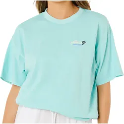 RIP CURL ALOHA HERITAGE T-Shirt 2026 light sea blue - M