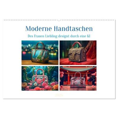 Moderne Handtaschen (Wandkalender 2026 DIN A2 quer), CALVENDO Monatskalender