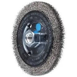 Pferd, Bürstenwerkzeug, Rundbürste ungezopft RBU Ø 125 x 12 mm M14 Edelstahl Draht 0,30 für Winkelschleifer 1 St.