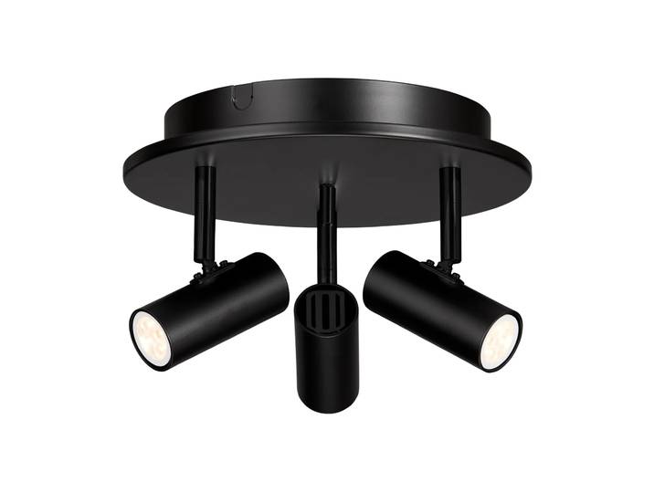 Belid Spotlight Cato rond 3 Noir mat