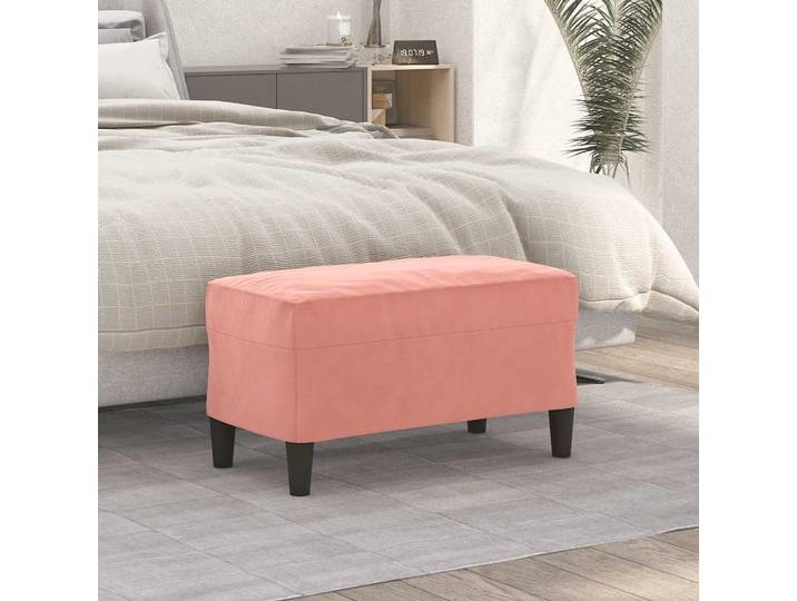 vidaXL Sitzbank Rosa 70x35x41 cm Samt