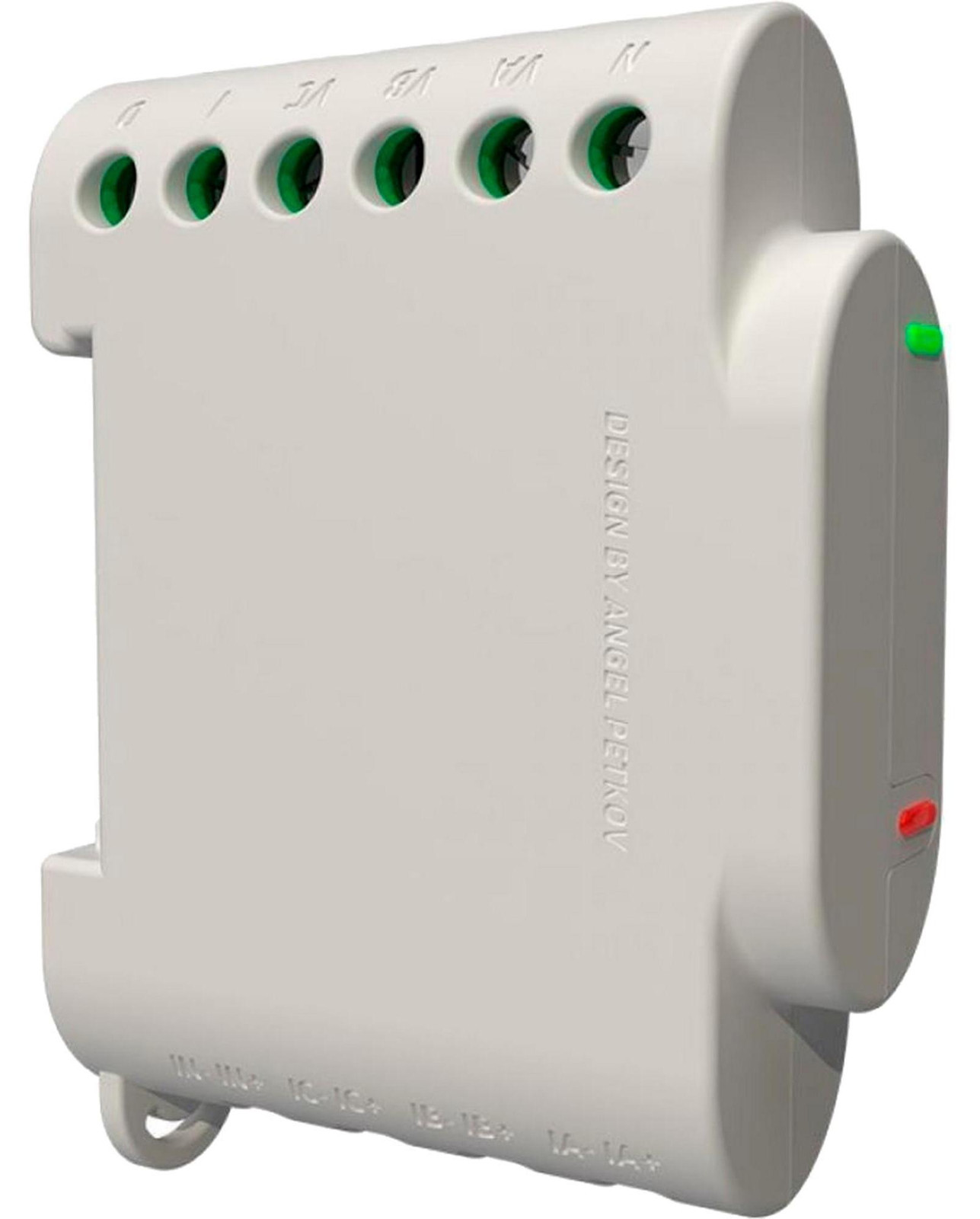 Shelly 3EM Wi-Fi Energieverbruiksmonitor, wit, 2,4 GHz, 3 kanalen