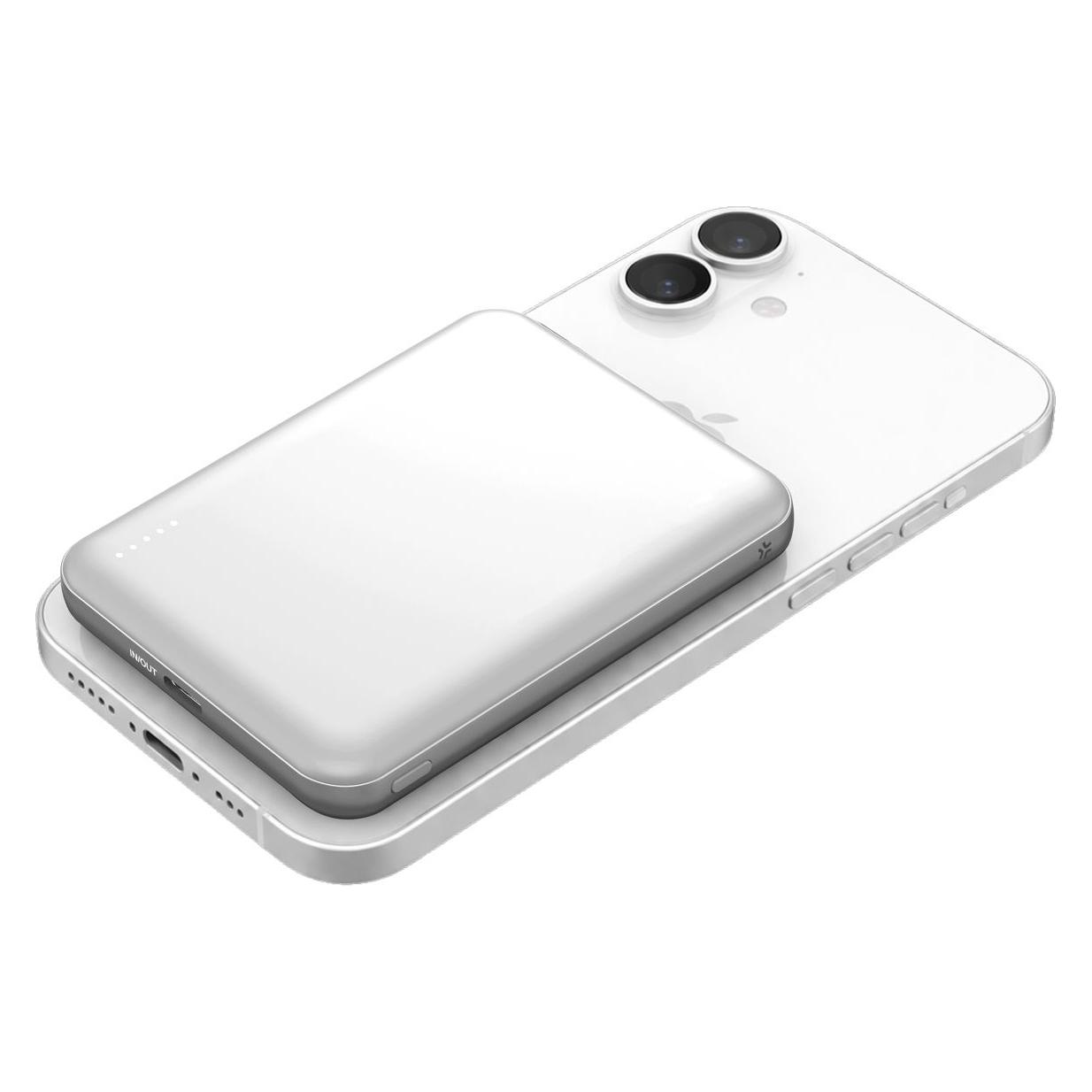 Celly POWERBANK 5000 MAGSAFE WHITE (5000 mAh, 15 W, 19.25 Wh) (COLMAGPB5000WH)