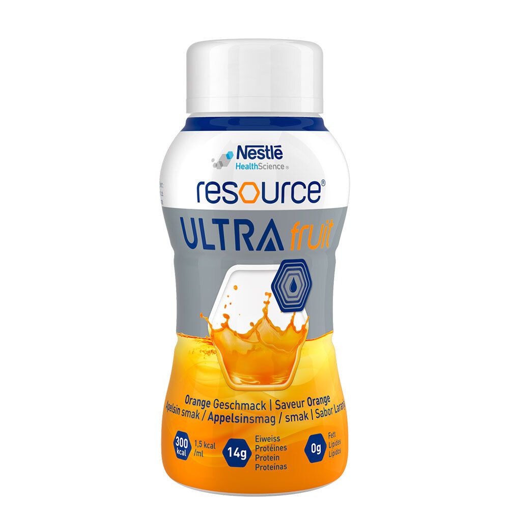 Resource Ultra Fruit Orange flüssig 6x4x200 ml Flüssigkeit