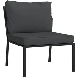 vidaXL, Gartenlounge, Elsenia (Eckteil + 4x Mittelteil + 2x Fussstütze + 2x Stuhl)