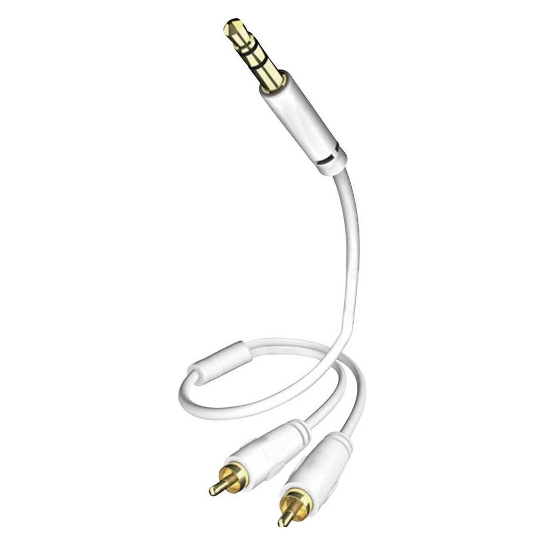 Inakustik STAR Stereo-Klinke - 2x RCA (0.75 m, AUX Kabel, Cinch Kabel) (0031000075)