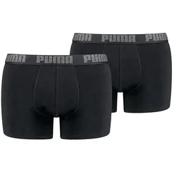 Puma Herren Boxershorts 2er Pack Black / Black - S - S