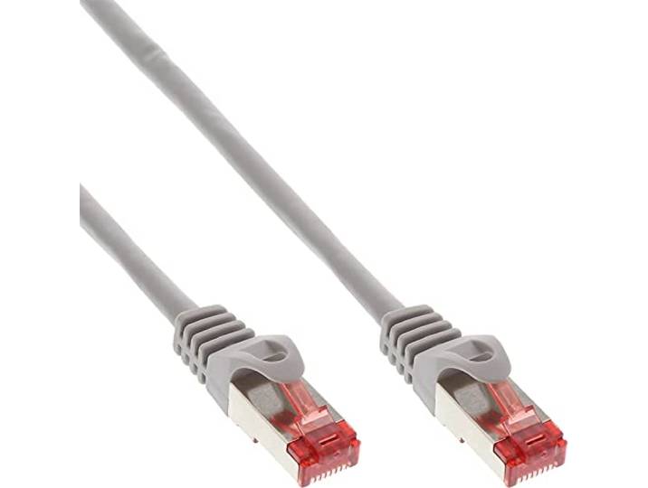 InLine B-76411 netwerkkabel grijs 1 m Cat6 S/FTP (S-STP)