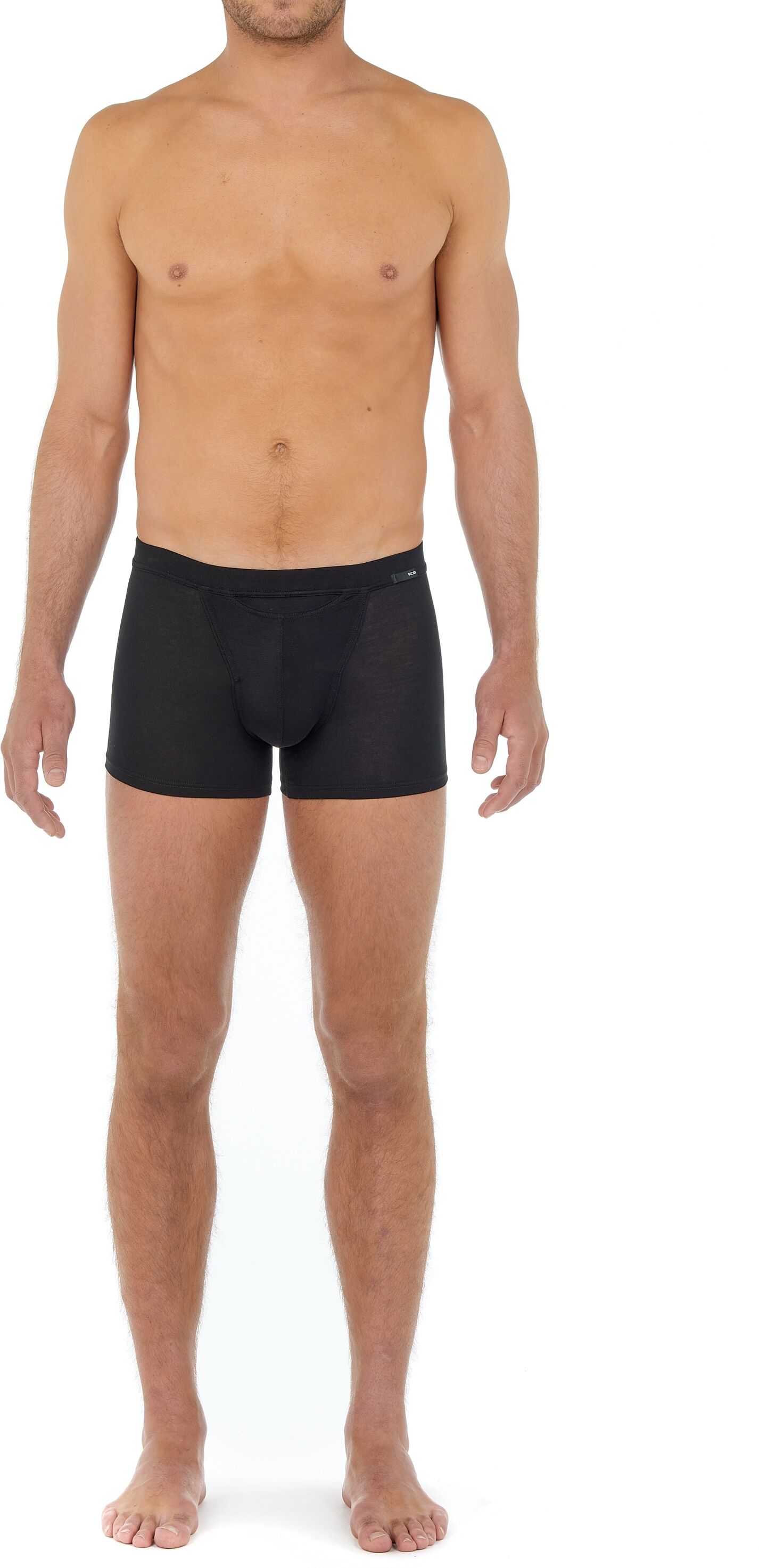 Boxershorts HOM "Tencel soft", Herren, Gr. S, schwarz, Obermaterial: 97% Lyocell, 3% Elasthan, körpernah, Unterhosen Boxershorts, weich, bequem, horizontaler Eingriff