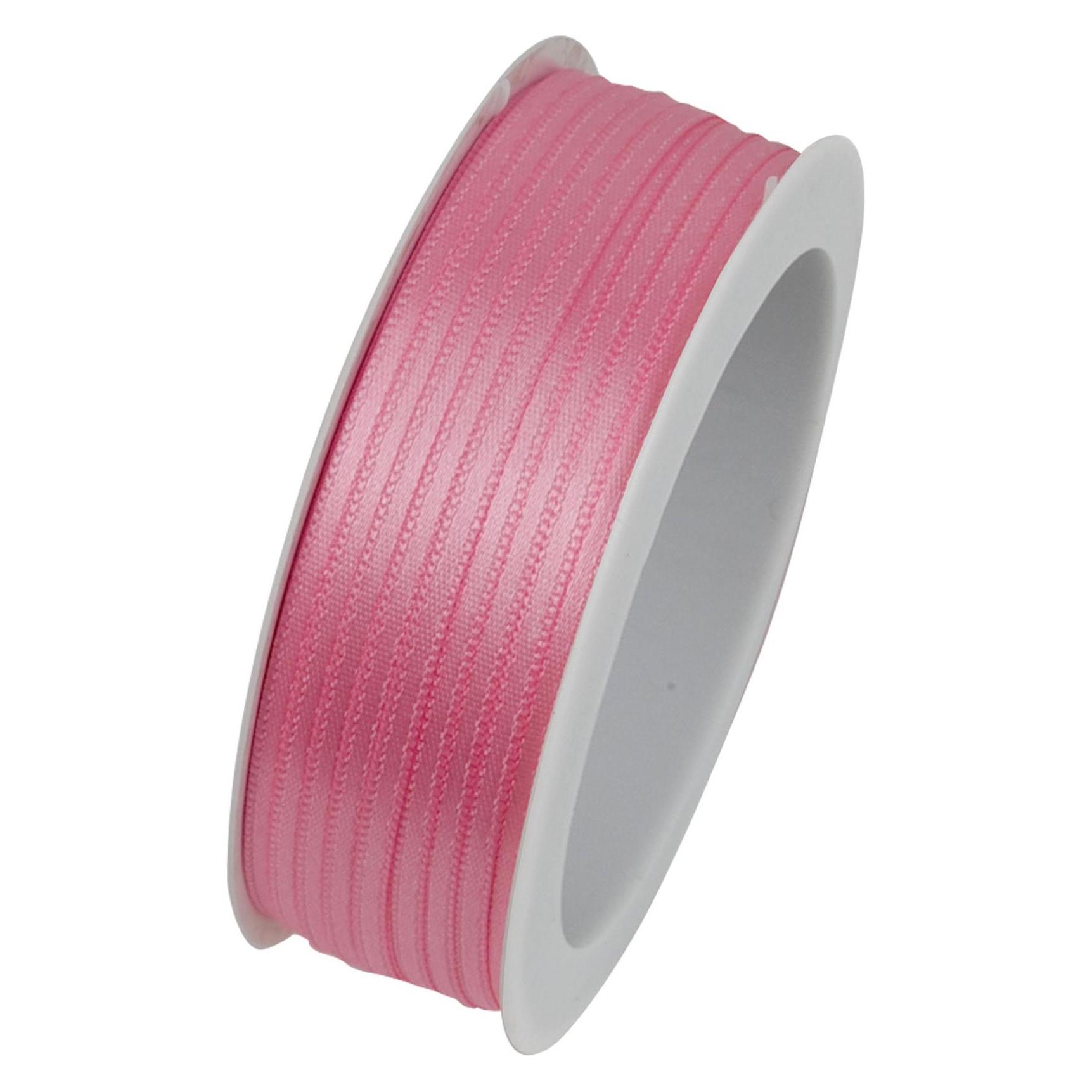 Goldina Doppelsatinband 3mmx50m rosa (1x) (897203210050)