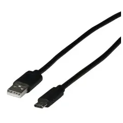 EFB EBUSBC-USB20AK.1 USB 2.0 Kabel, Typ-C Stecker - Typ-A Stecker, 1m EBUSBCUSB20AK1