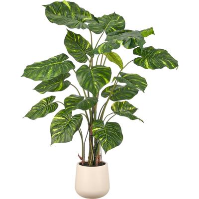 Kunstpflanze CREATIV GREEN "Epipremnum aureum", grün, H:150cm, Obermaterial: 75% Polyester, 25% Kunststoff, Kunstpflanzen, Kunstpflanze, mit wunderschöner Blattgestaltung