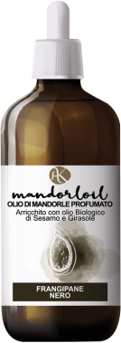 Alkemilla Olio di Mandorle Biologico Profumato Frangipane Nero