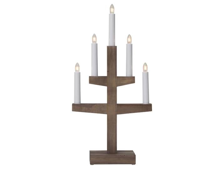 Star Trading Bougeoir de l avent Trapp 46 cm Marron'
