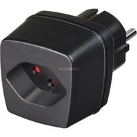 1508480, Steckdosenadapter schwarz