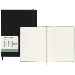 Moleskine, Agenda, Notizkalender (XL, 1 Woche / 1 Seite)