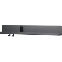 Muuto Folded Wandregal, 96 x 13 cm, schwarz