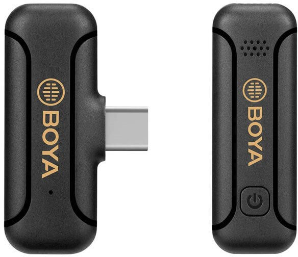 BOYA BY-WM3 Trådløst Mikrofon Sæt - USB-C - Sort