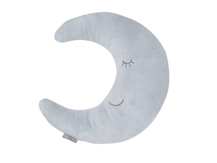 Roba Nackenkissen Mond blau, Türkis, Textil, 25x8 cm, Schlafen, Babybettausstattung, Babydecken & Babykissen