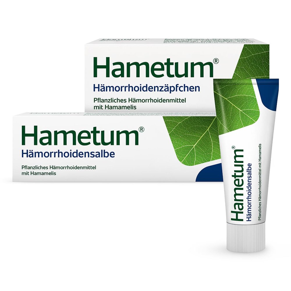 Dr.Willmar Schwabe GmbH & Co.KG Hametum Hämorrhoidensalbe & Hämorrhoidenzäpfchen 08102895