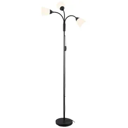 Stehleuchte Turin Schwarz/Weiß max. 25 Watt