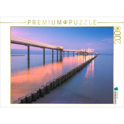 CALVENDO Puzzle Blaue Stunde in Koserow | 2000 Teile Lege-Größe 90x67cm Foto-Puzzle für glückliche Stunden