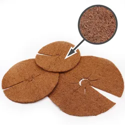 Aquagart 10 Kokos Mulchscheiben 30cm Kokofasermatte Kokosfaser Pflanzenschutzmatte Kokos