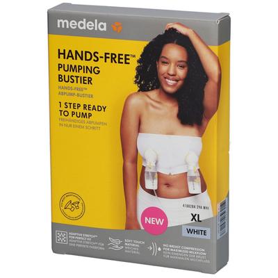 Medela hands-free pumping bustier XL weiß 1 St Bustier