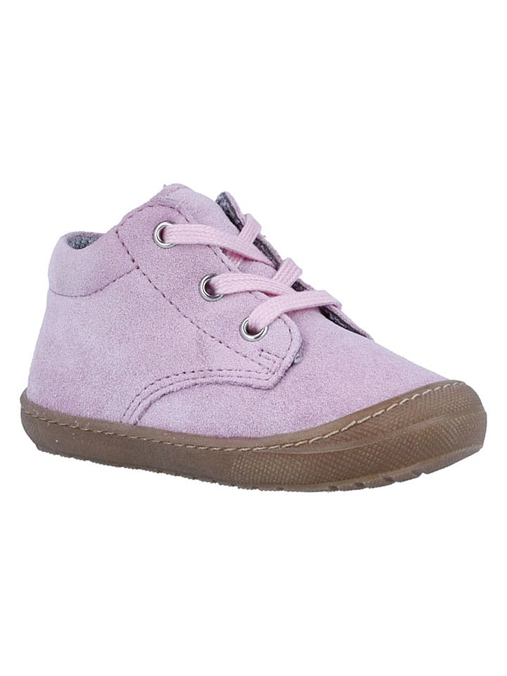 Richter Shoes Leder-Lauflernschuhe "Maxi" in Rosa - 24