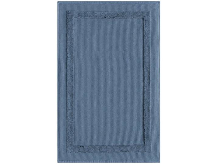 Badematte EGERIA LIVA , blau (mount), H:5mm, Baumwolle, Badematten, Badematte, 50x80 cm, Waffelpiqué Struktur