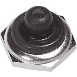 APEM N35111015 U1600 Dichtkappe Aufdruck-Motiv Ohne Vernickelt, Schwarz 1 St.