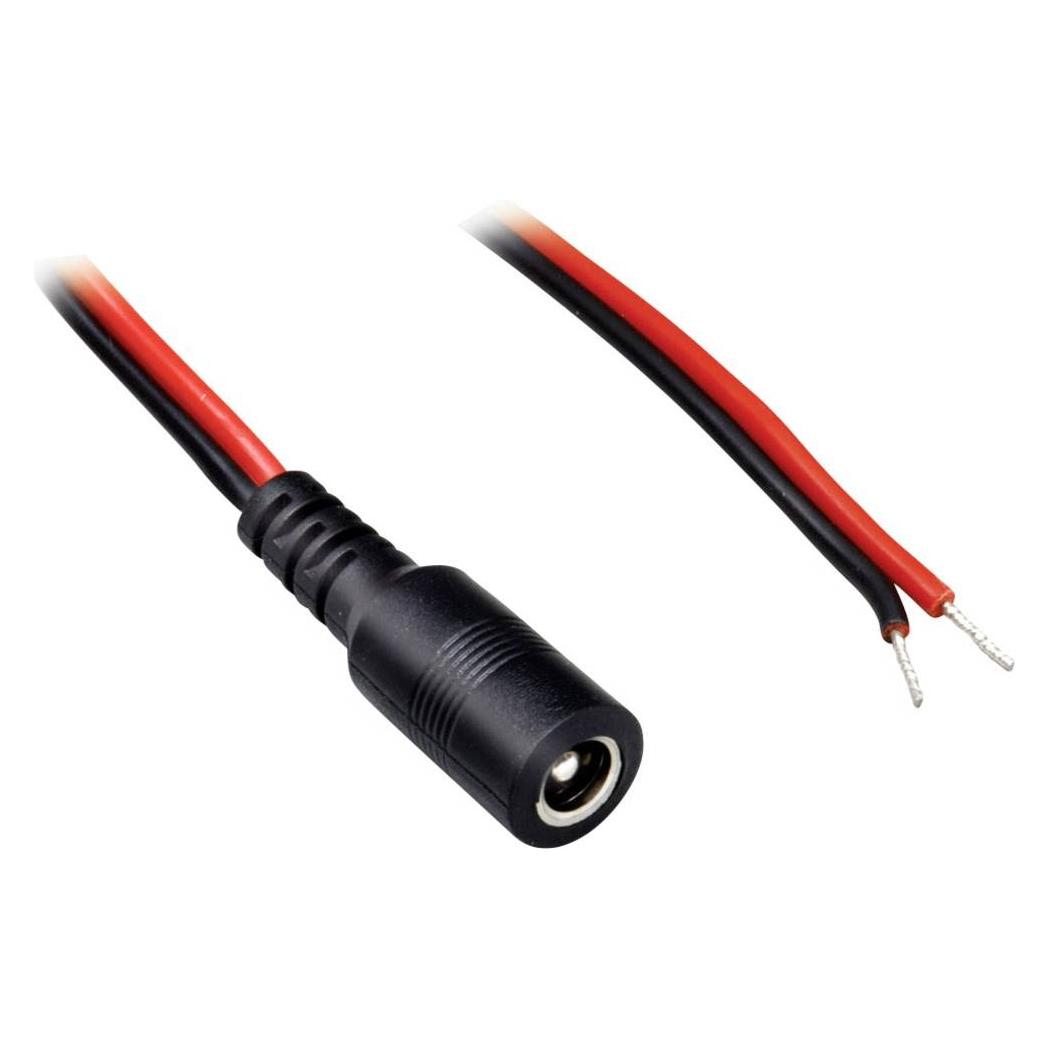 BKL Electronic 075121 Niedervolt-Anschlusskabel Niedervolt-Buchse - offene Kabel (075121)