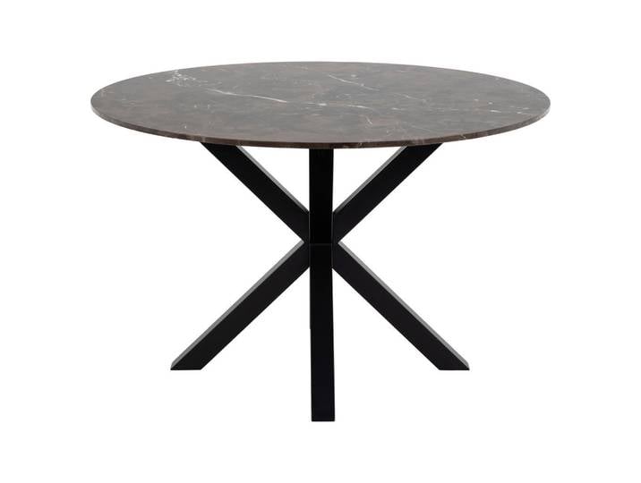Mid.you Esstisch, Braun, Stein, rund, 120x75x120 cm, Esszimmer, Tische, Esstische, Esstische rund