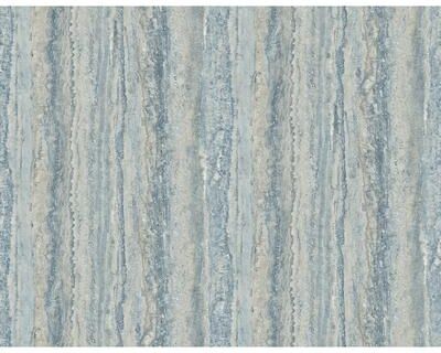 A-Street Prints Hilton Blue Marbled Paper Wallpaper